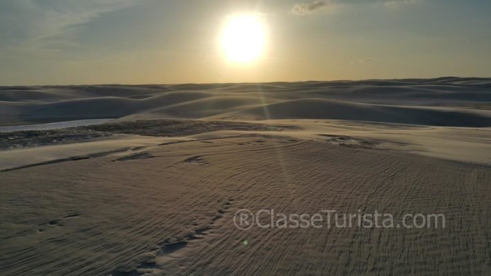 Os 10 destinos mais bonitos na América do Sul 3 Por do Sol, Lençóis Maranhenses