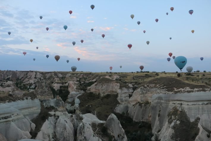 8 Lugares românticos para sua lua de mel 4 Passeio de Balão na Capadócia