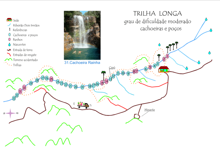 Chapada Imperial: trilhas e cachoeiras nos arredores de Brasília 3 Trilha Longa - Chapada Imperial