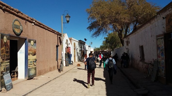 Rua em San Pedro de Atacama, Chile Rua em San Pedro de Atacama, Chile