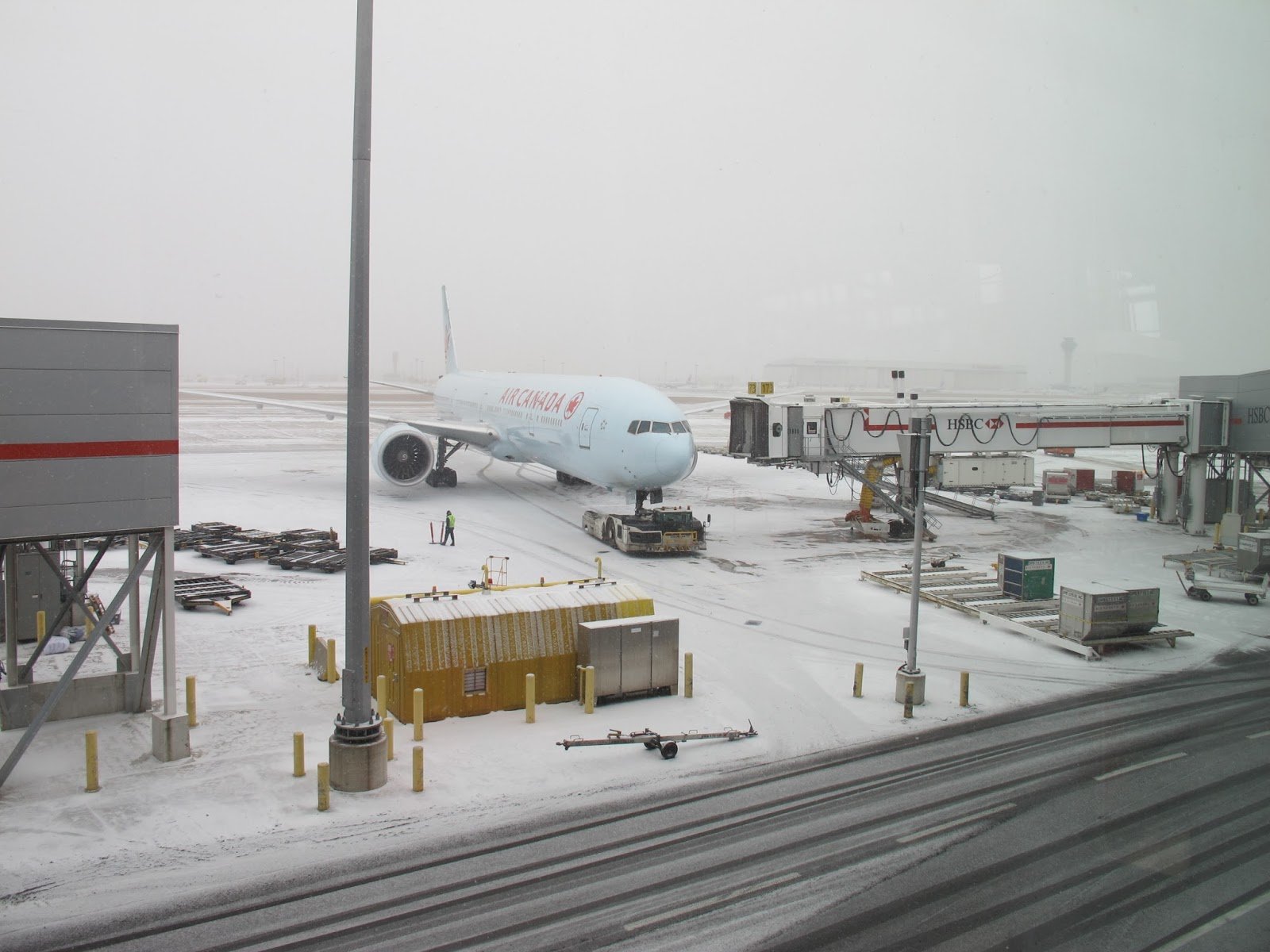 Toronto: 2 dias na maior cidade do Canadá 1 Aeroporto de Toronto no Inverno