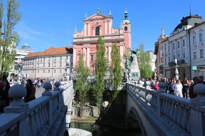 Relatos de Viagem à Eslovênia: pequeno país, muitos encantos 32 Ponte Tripla, Ljubliana