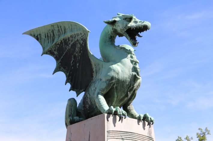 Relatos de Viagem à Eslovênia: pequeno país, muitos encantos 28 Ponte dos Dragões, Ljubliana, Eslovênia