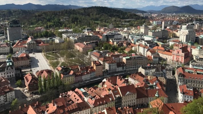Relatos de Viagem à Eslovênia: pequeno país, muitos encantos 37 Vista a partir do Castelo de Ljubliana