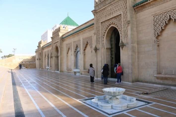 Relatos de Viagem a Rabat - a capital do Marrocos 5 Mesquita no Complexo do Mausoléu, Rabat