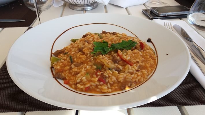 Viagem a Dubrovnik: a Pérola do Mar Adriático 10 Risoto no Zoë´s Restaurant & Terrace