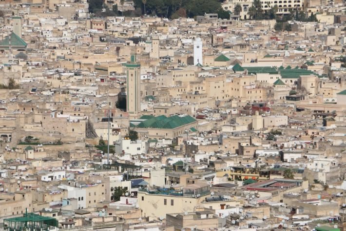 Vista da Medina de Fez a partir do Borj Sud