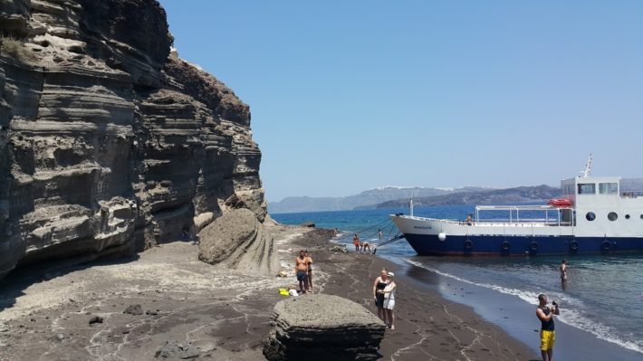 Ilha Aspronisi, Santorini, Grécia Ilha Aspronisi, Santorini, Grécia