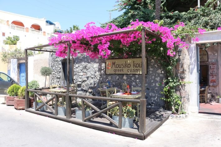 Megalochori, Santorini, Grécia Megalochori, Santorini, Grécia
