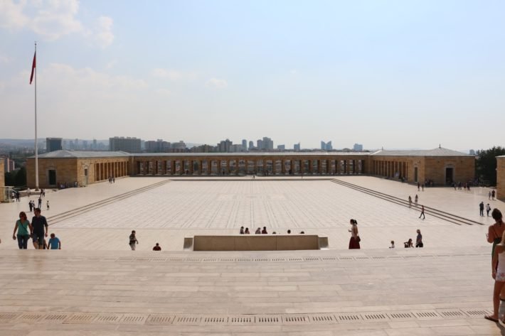 Vista a partir do Mausoléu de Atatürk, Ankara, Turquia Vista a partir do Mausoléu de Atatürk, Ankara, Turquia