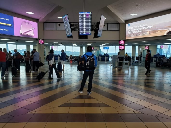 Aeroporto do Panamá: Painéis dos Voos Aeroporto do Panamá: Painéis dos Voos