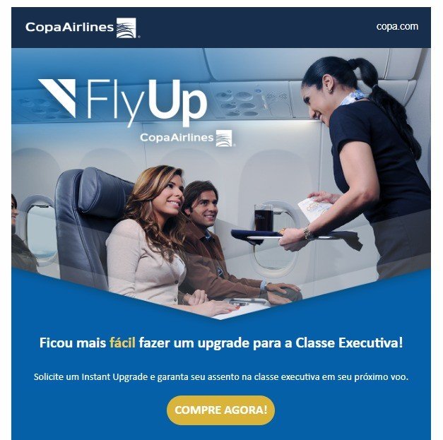 Oferta de Upgrade para Executiva, Copa Airlines Oferta de Upgrade para Executiva, Copa Airlines