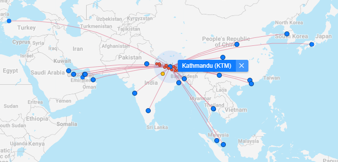 Passagens Aéreas Baratas: Ligações aéreas para Kathmandu, Nepal
