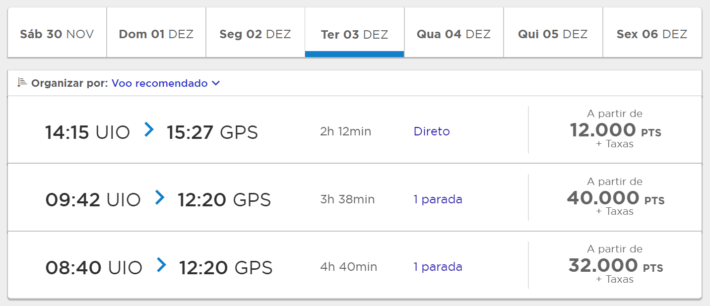 Passagens Aéreas para Galápagos com Pontos Multiplus, Equador Passagens Aéreas para Galápagos com Pontos Multiplus, Equador
