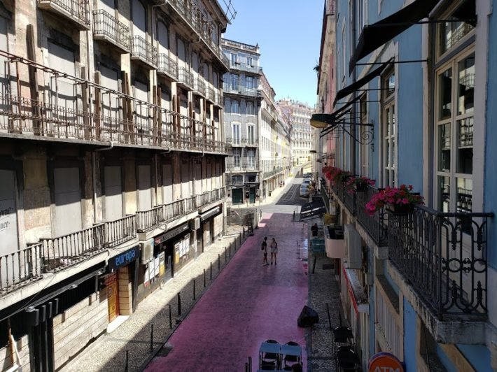 Pink Street, Lisboa, Portugal Pink Street, Lisboa, Portugal