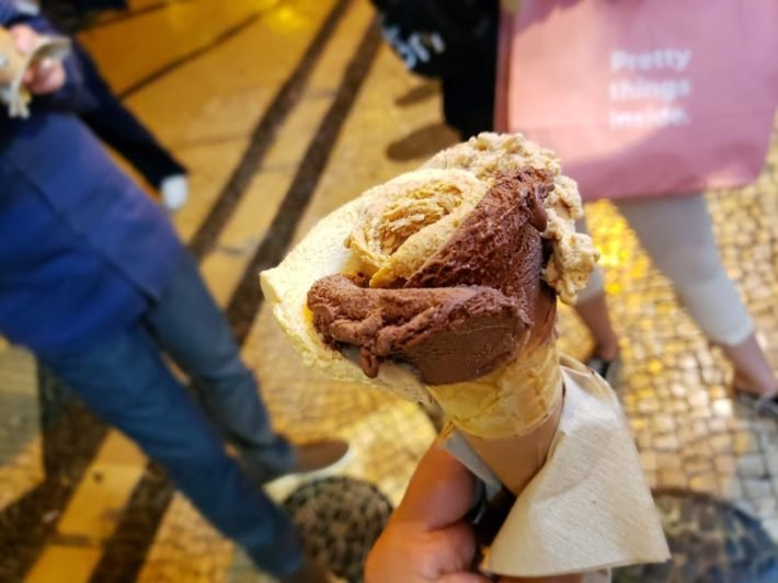 Gelado na Amorino, Lisboa, Portugal Gelado na Amorino, Lisboa, Portugal