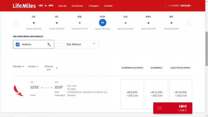 Passagens Aéreas para Galápagos com Pontos Lifemiles Passagens Aéreas para Galápagos com Pontos Lifemiles