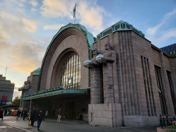 Helsinki's Central Railway Station Helsinki's Central Railway Station