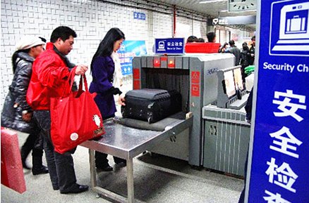 Como usar o metrô de Xangai? As principais estações 1 Check de Segurança, Metrô de Xangai