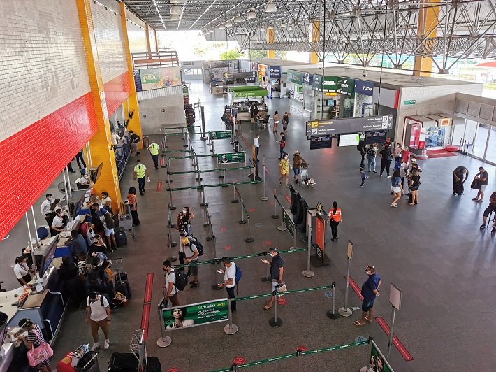 Vale a pena visitar Aracaju? 15 motivos para conhecer a capital sergipana 10 Aeroporto de Aracaju, Saguão de Check-in