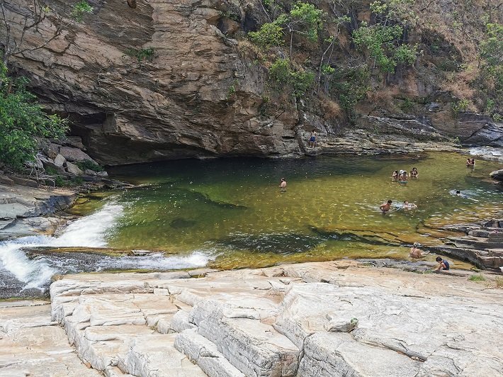 Cachoeira Renascer, Poço Inferior, Pirenópolis Cachoeira Renascer, Poço Inferior, Pirenópolis