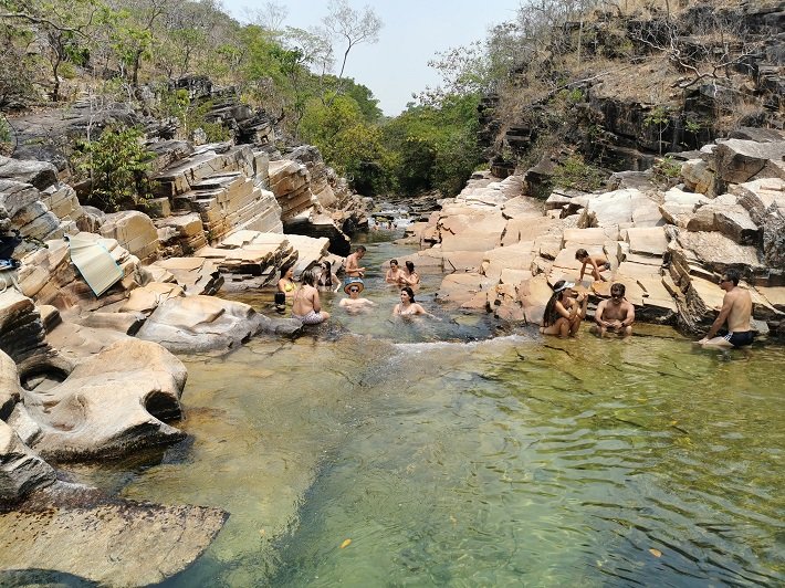 Cachoeira Renascer, Poço Superior, Final do Cânion, Pirenópolis