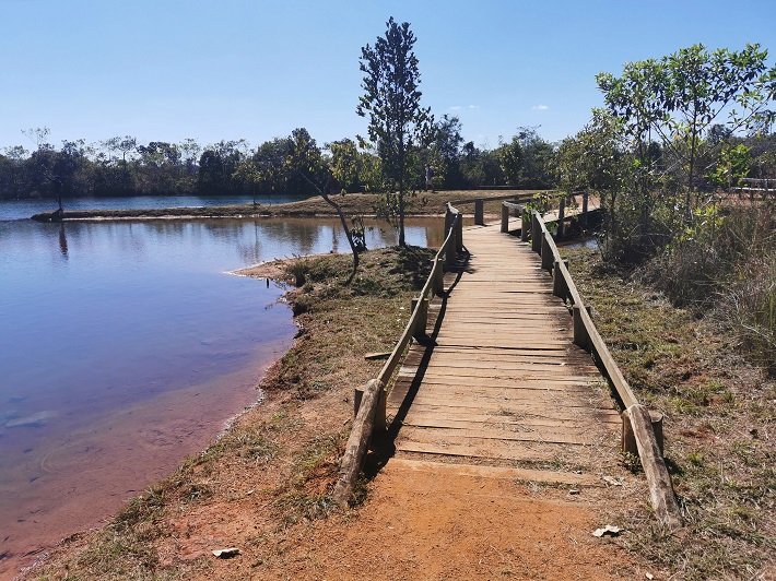 10 parques públicos para conhecer em Brasília 11 Ilha da Meditação, Parque Nacional de Brasília