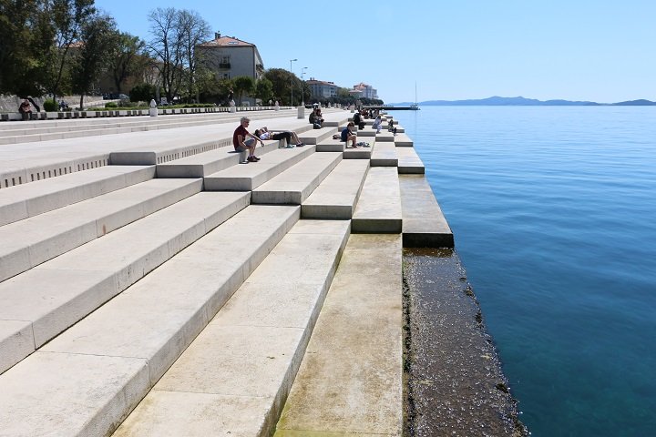 Road Trip pela Croácia, Eslovênia e Bósnia. Imperdível! 13 Orgão do Mar, Riva, Zadar
